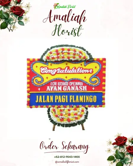 Sewa Papan Bunga Palas Aji